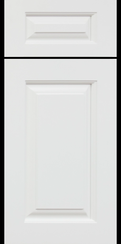 SOLLiD Three Series Tahoe White raised panel kitchen cabinet door
